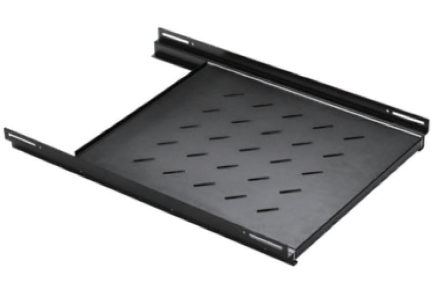 Tava culisanta pentru rack de 1000mm, 470x 650x 55mm, standard 19 inch, capacitate 30kg, negru, Safer SAF- MOBSHELF650-RK1000FLOOR 1 Tava culisanta pentru rack de 1000mm, 470x 650x 55mm, standard 19 inch, capacitate 30kg, negru, Safer SAF- MOBSHELF650-RK1000FLOOR