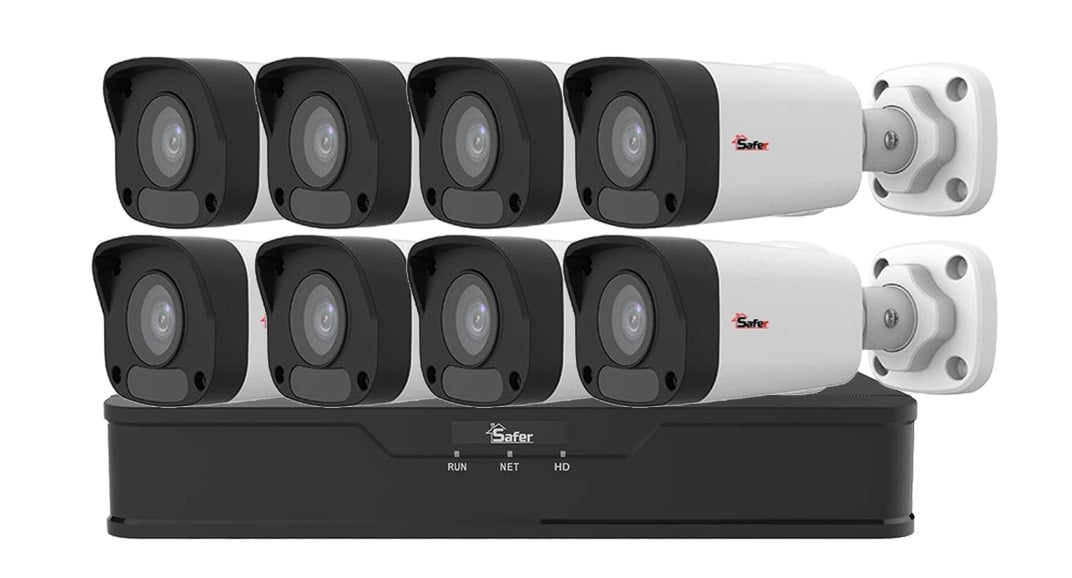 Kit supraveghere IP Safer 8 camere exterior FULL HD POE ALL, SAF-KITIPC8EXTP 1 Kit supraveghere IP Safer 8 camere exterior FULL HD POE ALL, SAF-KITIPC8EXTP