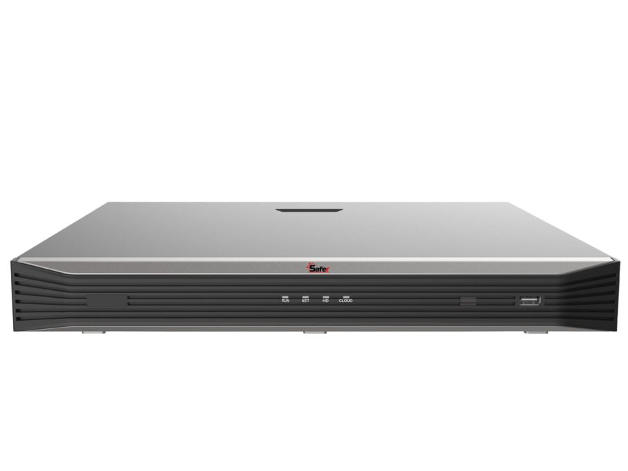 NVR 16 canale 12 MP, 160Mbps, 2 HDD, 1x RCA, HDMI, VGA, ONVIF, Safer SAF-NVR30216-IQ(U)