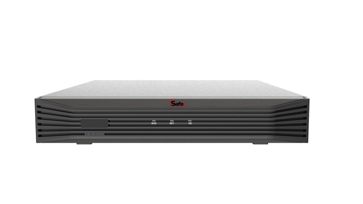 NVR 8 canale 16 MP, 8K, 80Mbps, 1 HDD, PoE, Plug and Play, 1x RCA, HDMI, VGA, ONVIF, Safer SAF-NVR50108-8PIQ(U)