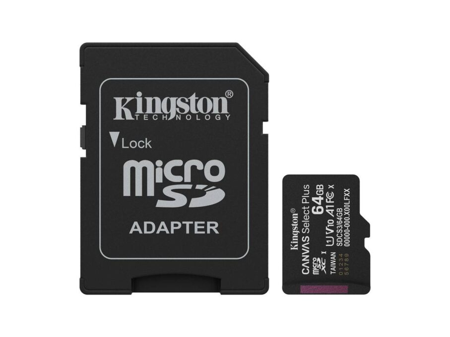 Card microSD 64GB, citire 100Mbps, Kingston SDCS3/64GB 1 Card microSD 64GB, citire 100Mbps, Kingston SDCS3/64GB
