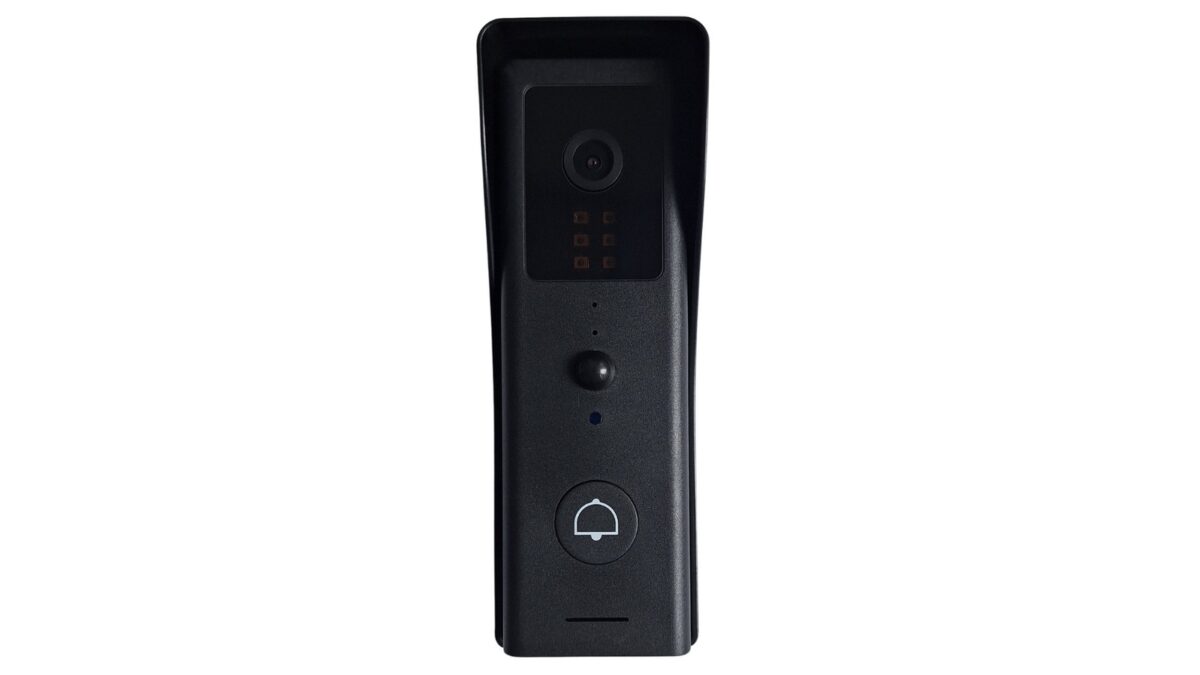 Videointerfon Secukey SECUKEY-B1, Tuya Wi-Fi, 2MP, IR, USB 5V 2A, slot card TF, senzor PIR, cu sonerie interior, negru