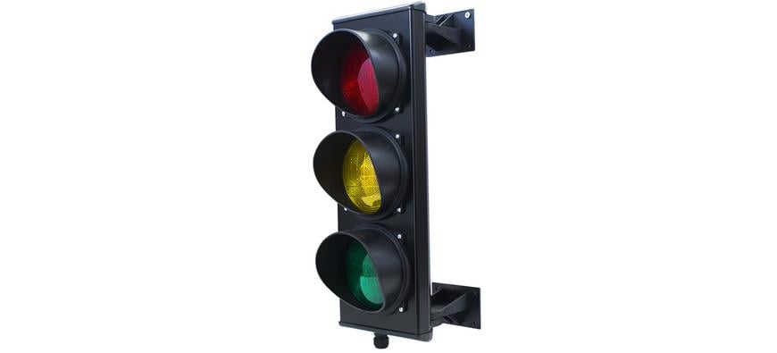 Semafor Rosu / Verde / Galben, 3 lumini LED, 24V, TLHTC3-24 1 Semafor Rosu / Verde / Galben, 3 lumini LED, 24V, TLHTC3-24