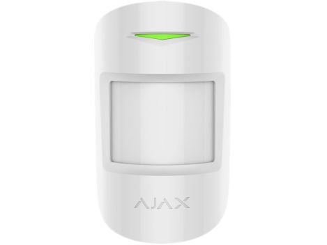 Senzor de detectie miscare PIR Ajax, AJAX MOTIONPROTECT white