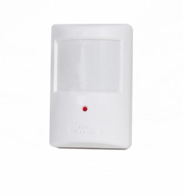 Senzor de miscare wireless Elmes PTX50, PIR, raza actiune 15m, baterie 3V CR123A