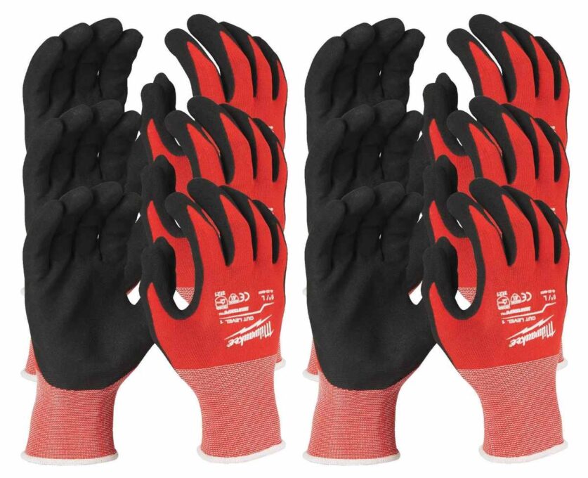 Set manusi Milwaukee rezistente la taiere Nivel A, marimea L, 12 bucati, 4932471615 1 Set manusi Milwaukee rezistente la taiere Nivel A, marimea L, 12 bucati, 4932471615
