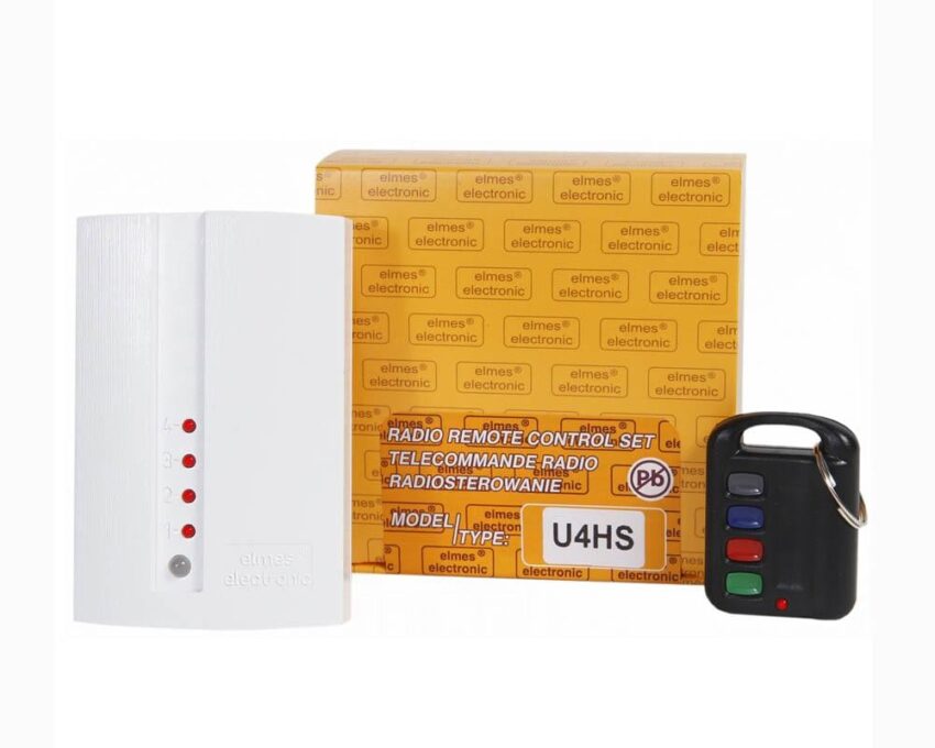 Set receptor wireless 4 canale + 1 Telecomanda 4 butoane Elmes U4HS 1 Set receptor wireless 4 canale + 1 Telecomanda 4 butoane Elmes U4HS