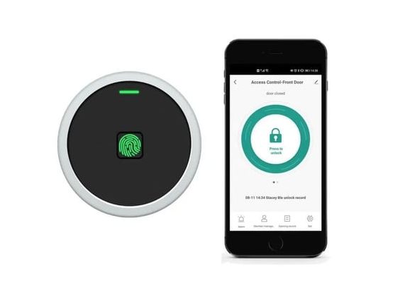 Control acces cu amprenta si cartela, Bluetooth, Aplicatie mobila, IP66, SECUKEY SF7-BT Fingerprint+Card 1 Control acces cu amprenta si cartela, Bluetooth, Aplicatie mobila, IP66, SECUKEY SF7-BT Fingerprint+Card