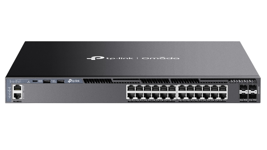 Switch 30 porturi Tp-Link Omada SG6428X, 24x Gb RJ45, 4x 10Gbps SFP, 2x RJ45, porturi USB C, capacitate 128Gbps, cu management 1 Switch 30 porturi Tp-Link Omada SG6428X, 24x Gb RJ45, 4x 10Gbps SFP, 2x RJ45, porturi USB C, capacitate 128Gbps, cu management