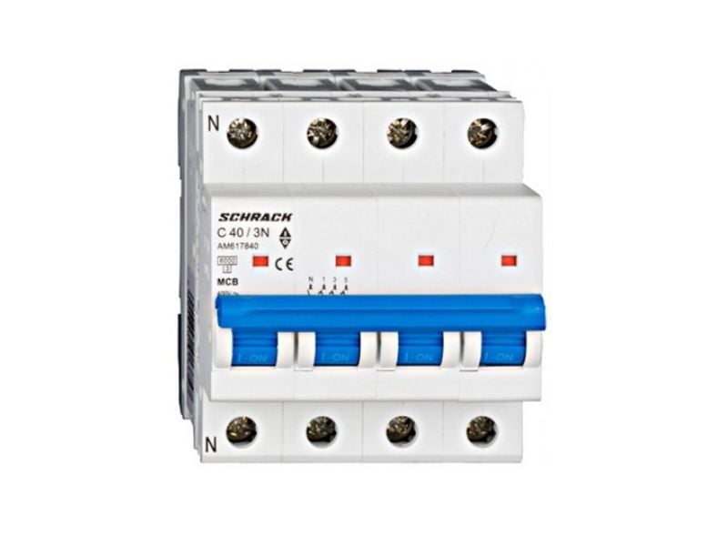 Siguranta automata 3P+N 40A 6kA Schrack AM617840 1 Siguranta automata 3P+N 40A 6kA Schrack AM617840