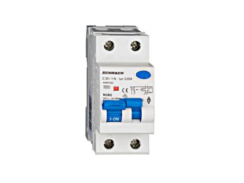 Siguranta automata diferentiala C20A 1P+N 6kA Schrack AK667620 1 Siguranta automata diferentiala C20A 1P+N 6kA Schrack AK667620