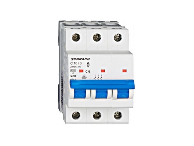 Siguranta automata tripolara C10A 6kA SCHRACK AM617310 1 Siguranta automata tripolara C10A 6kA SCHRACK AM617310