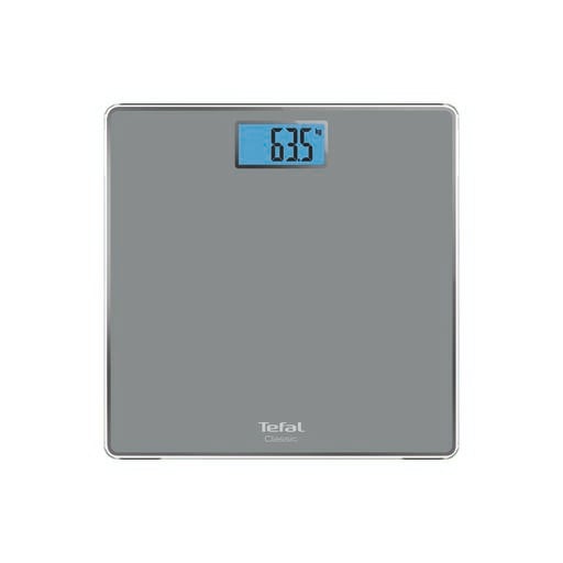 Cântar de baie Classic PP1500V0  160 KG  gradații la 100 g  31 x 31 cm  sticlă  gri