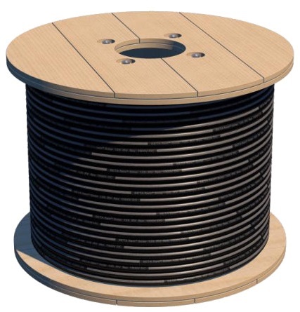 Cablu solar 6mm, Tambur 500m, Negru, LAPP 6MM NEGRU 500