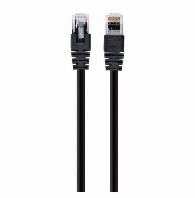 Patch Cord UTP CAT5 E, CCA, 0.25m, negru, AWG26, SP-PT-CAT5-0.25M-BK 1 Patch Cord UTP CAT5 E, CCA, 0.25m, negru, AWG26, SP-PT-CAT5-0.25M-BK