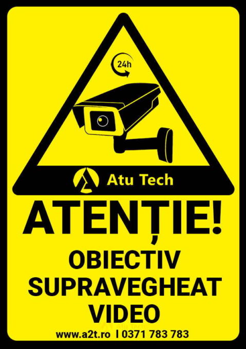Sticker Supraveghere video 1 Sticker Supraveghere video