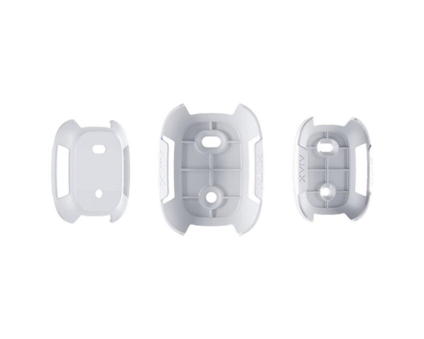 Suport buton / buton dublu, alb, AJAX Holder DoubleButton WH