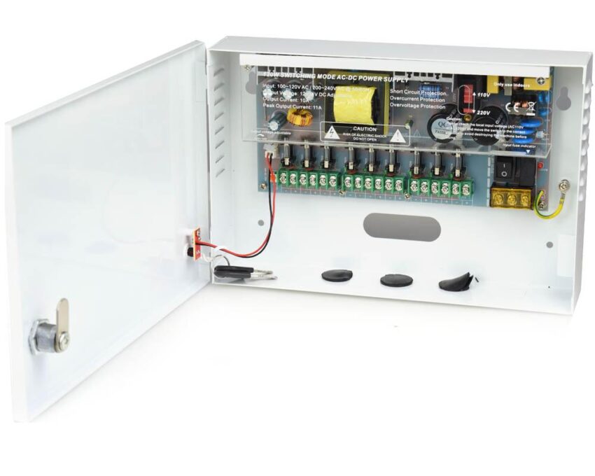 Sursa alimentare 12V-10A cu 9 iesiri protejate ZTS1210-09F 1 Sursa alimentare 12V-10A cu 9 iesiri protejate ZTS1210-09F