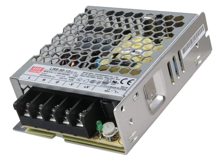 Sursa de alimentare in comutatie, 12V, 4.2A, Mean Well, LRS-50-12 1 Sursa de alimentare in comutatie, 12V, 4.2A, Mean Well, LRS-50-12