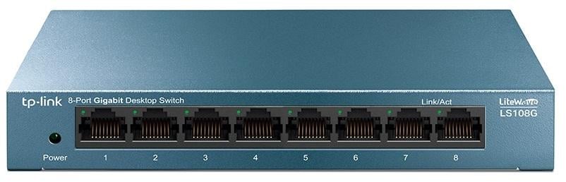 Switch 8 porturi Gigabit metalic TP-Link, LS108G 1 Switch 8 porturi Gigabit metalic TP-Link, LS108G
