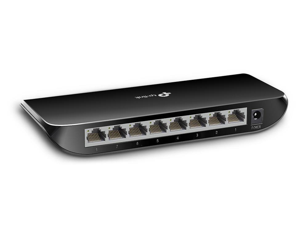 Switch 8 porturi Gigabit, fara management Tp-link TL-SG1008D 1 Switch 8 porturi Gigabit, fara management Tp-link TL-SG1008D