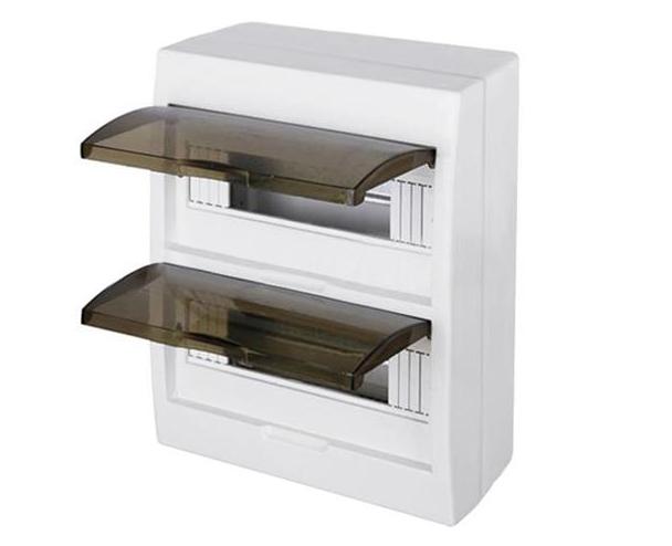Cofret / Tablou electric Freder, cu 24 module pe 2 siruri, Sina DIN, 2 bare de nul, IP40, Montaj aparent, 32-300/24 1 Cofret / Tablou electric Freder, cu 24 module pe 2 siruri, Sina DIN, 2 bare de nul, IP40, Montaj aparent, 32-300/24