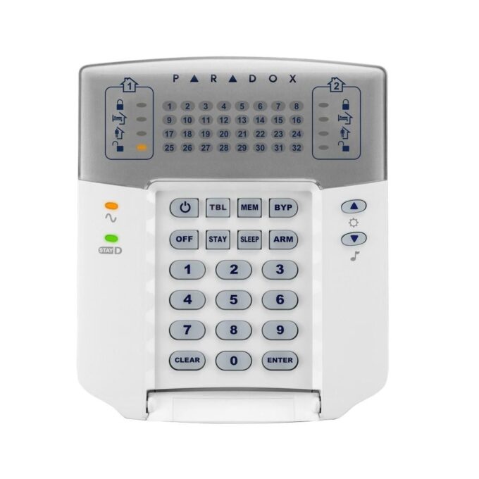 Tastatura sistem de alarma Paradox K32+ 2 partitii