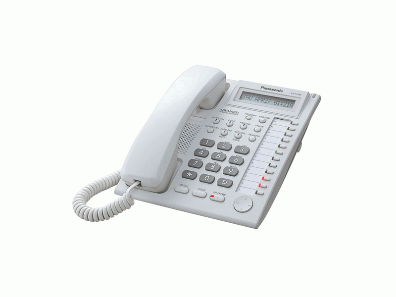 Telefon analogic de secretariat Panasonic KX-AT7730NE, compatibil cu Sisteme PBX, afisaj LCD 1 Telefon analogic de secretariat Panasonic KX-AT7730NE, compatibil cu Sisteme PBX, afisaj LCD
