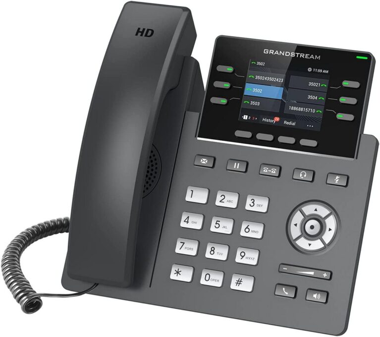 Telefon VoIP, 6 linii, PoE, Grandstream, GRP2613