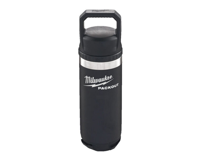 Termos negru Milwaukee PACKOUT, 532 ml, cu capac, 4932493992