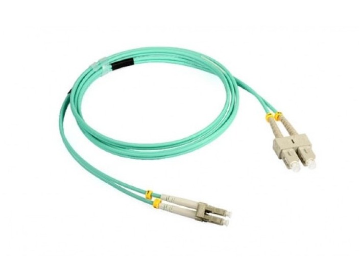 Pigtail multimode 5m, conector SC/ LC, fibra OM3, turcoaz, Fibertechnic TS-MM-SCLC5M-OM3 1 Pigtail multimode 5m, conector SC/ LC, fibra OM3, turcoaz, Fibertechnic TS-MM-SCLC5M-OM3