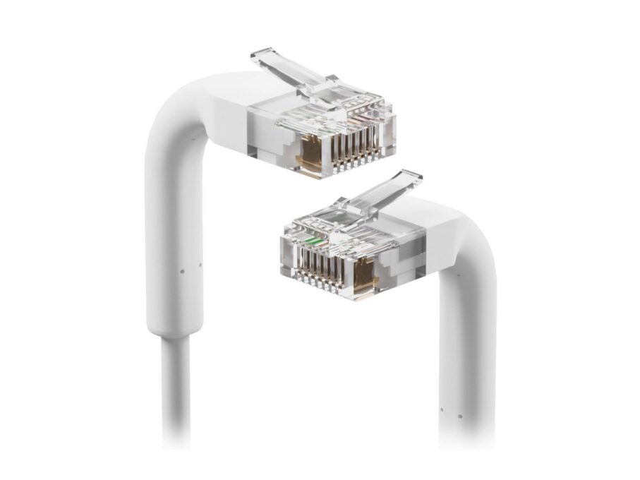 Patch cord CAT6, 0.3m, diametru 3mm, 2x RJ45, alb, Ubiquiti U-CABLE-PATCH-0.3M-RJ45 1 Patch cord CAT6, 0.3m, diametru 3mm, 2x RJ45, alb, Ubiquiti U-CABLE-PATCH-0.3M-RJ45