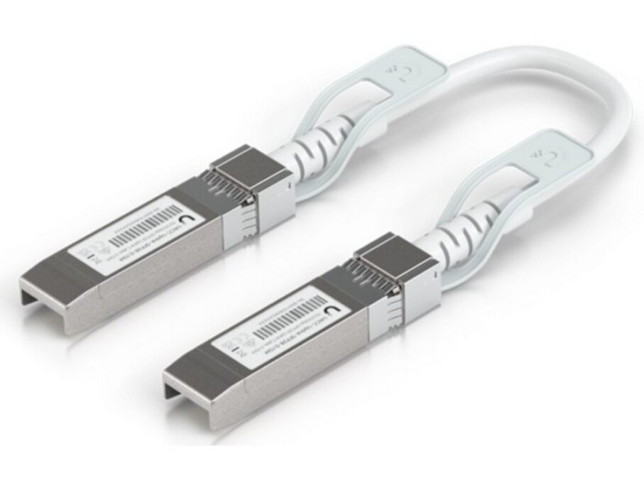Cablu Uplink Direct Attach Ubiquiti UniFi, optimizare conexiune 1G SFP, 10G SFP+, 25G SFP28, 0.15m, cupru, UACC-Uplink-SFP28-0.15M
