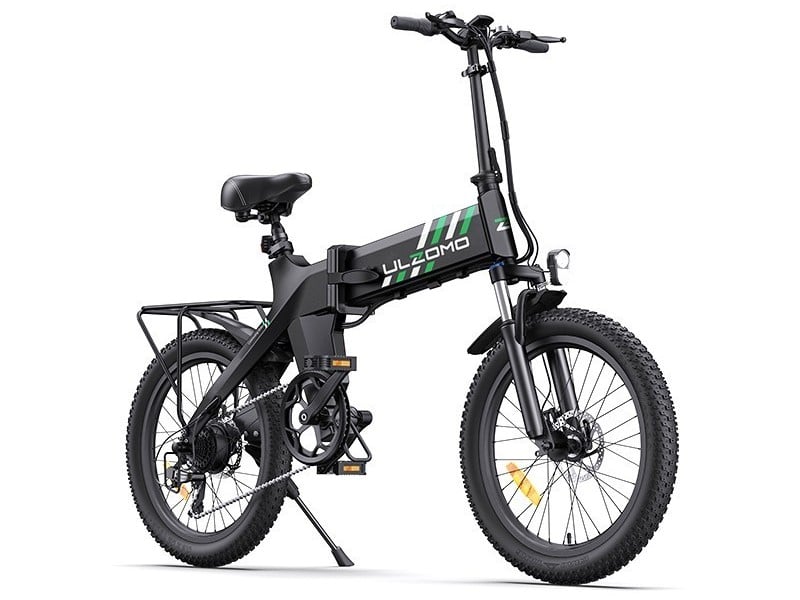 Bicicleta electrica pliabila Ulzomo ULZR20-BK, autonomie 60km, 250W, 36V 15.6Ah, 7 trepte viteza max. 25km/h, LDC, negru, anvelope 20 inch 1 Bicicleta electrica pliabila Ulzomo ULZR20-BK, autonomie 60km, 250W, 36V 15.6Ah, 7 trepte viteza max. 25km/h, LDC, negru, anvelope 20 inch