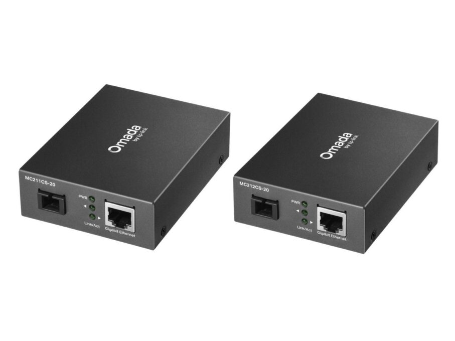 Media convertoare, single mode, 1x modul cu 2x RJ45 1000MB/s si 1x modul cu 1x RJ45 1000MB/s, 20km, 1310nm, Tp-Link Omada KIT-MC212/211CS-20 1 Media convertoare, single mode, 1x modul cu 2x RJ45 1000MB/s si 1x modul cu 1x RJ45 1000MB/s, 20km, 1310nm, Tp-Link Omada KIT-MC212/211CS-20