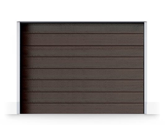 Usa de garaj sectionala Wenge 2500 X 2200, UsaWenge