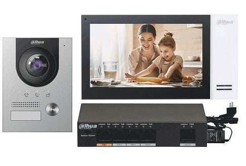 Kit videointerfon IP, 2 MP, o familie, alimentare PoE, monitor 7 inch, Dahua KTP01-S2(F) 1 Kit videointerfon IP, 2 MP, o familie, alimentare PoE, monitor 7 inch, Dahua KTP01-S2(F)