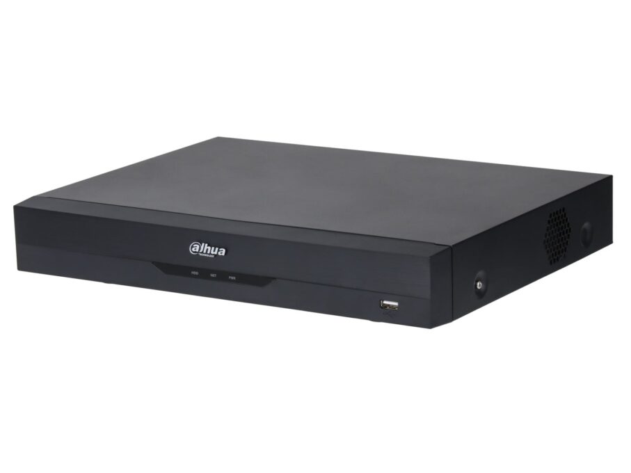 XVR Dahua XVR5104HE-I3/T 4 canale WizSense, penta-brid, 5MP, HDCVI/AHD/TVI/CVBS/IP, SMD Plus, AI Coding, audio coaxial, 32 Mbps, 1 SATA