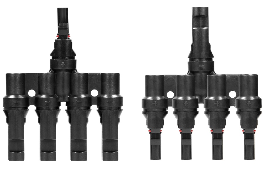 Set conectori MC4-Y-4 pentru split cablu solar, Orno OR-PV-13611