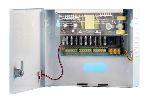 Sursa alimentare 12V-5A, cu 9 iesiri protejate, ZTS1205-09F 1 Sursa alimentare 12V-5A, cu 9 iesiri protejate, ZTS1205-09F