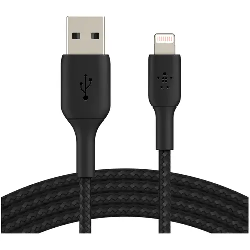 Cablu de date Belkin CAA002BT3MBK, Lightning, 3m 1 Cablu de date Belkin CAA002BT3MBK, Lightning, 3m