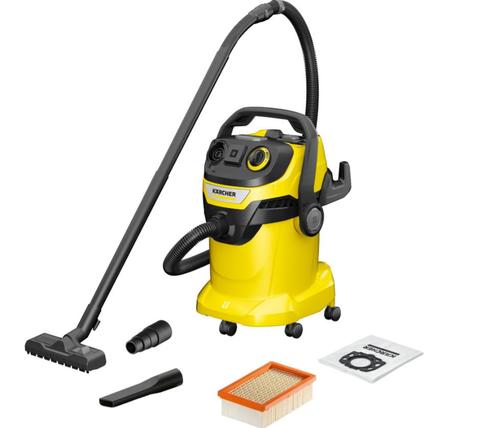 Aspirator umed-uscat Karcher WD 5 P V-25/5/22, 1100W (Galben) 1 Aspirator umed-uscat Karcher WD 5 P V-25/5/22, 1100W (Galben)