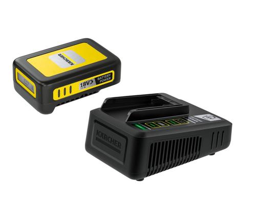Acumulator cu incarcator Karcher STARTER KIT BATTERY POWER 18/25, 18V, 2.5 Ah (Negru/Galben) 1 Acumulator cu incarcator Karcher STARTER KIT BATTERY POWER 18/25, 18V, 2.5 Ah (Negru/Galben)