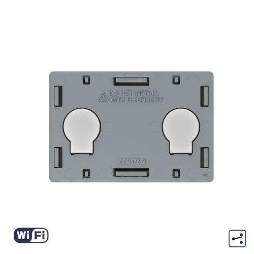 Modul Intrerupator Dublu Cap Scara / Cruce Wi-Fi cu Touch LIVOLO, standard italian – Serie Noua 1 Modul Intrerupator Dublu Cap Scara / Cruce Wi-Fi cu Touch LIVOLO, standard italian – Serie Noua