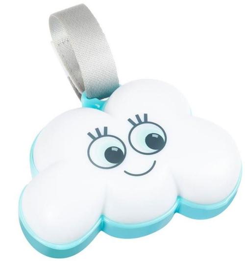 Lampa de veghe muzicala Badabulle Norisor pufos B015006 (Alb/Albastru) 1 Lampa de veghe muzicala Badabulle Norisor pufos B015006 (Alb/Albastru)