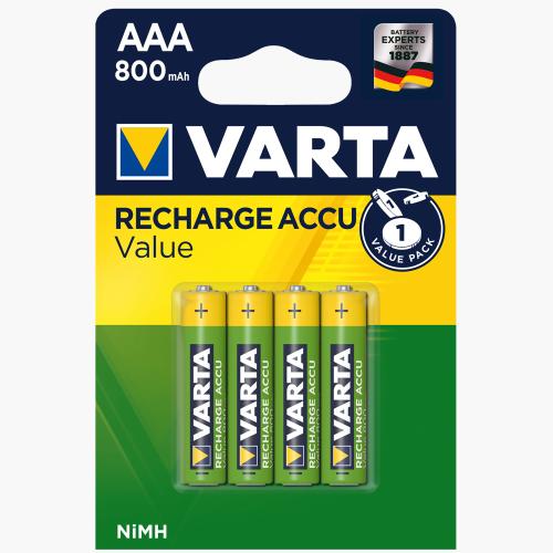 Acumulatori AAA 800mAh, 4 buc Varta 1 Acumulatori AAA 800mAh, 4 buc Varta