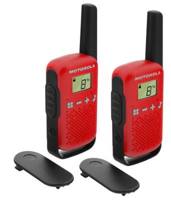 Statie radio PMR portabila Motorola TALKABOUT T42 RED, set cu 2 buc 1 Statie radio PMR portabila Motorola TALKABOUT T42 RED, set cu 2 buc