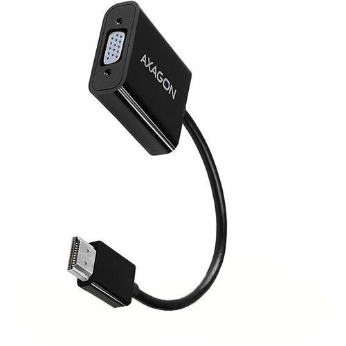 Adaptor Axagon RVH-VGAN, HDMI-VGA (Negru) 1 Adaptor Axagon RVH-VGAN, HDMI-VGA (Negru)
