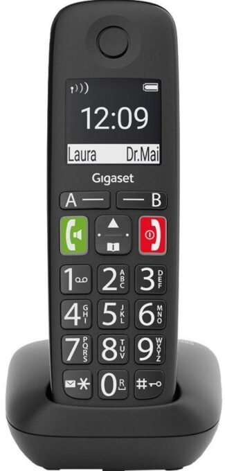 Telefon DECT fara fir Gigaset E290, Caller ID (Negru) 1 Telefon DECT fara fir Gigaset E290, Caller ID (Negru)