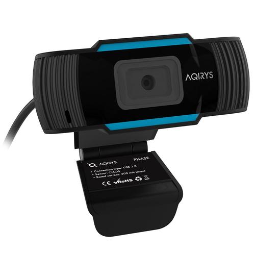 Camera Web AQIRYS Phase, CMOS, 2.1MP, Full HD 30fps, USB, Microfon (Negru) 1 Camera Web AQIRYS Phase, CMOS, 2.1MP, Full HD 30fps, USB, Microfon (Negru)